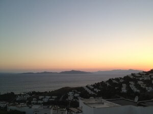 View from our villa